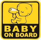 Beautiful babies on board sticker for cars | Best Price