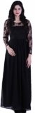 James Scot Women’s Polyester Crepe Long Maxi Dress (JSAX1363-DR-4XL_Black_XXXX-Large)