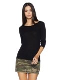 Tokyo Talkies Women’s Tunic Top (TTTP001635_Black_M)